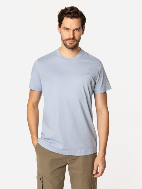 T-shirt męski basic bawełniany Lee Cooper Simple-1180 M Błękitny (5905991726982) - obraz 2