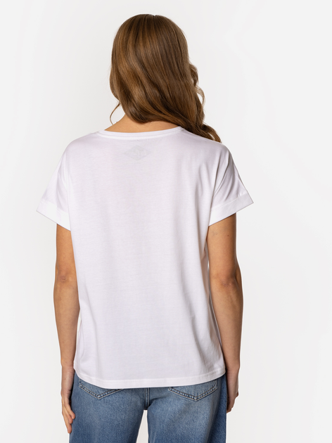 T-shirt damski z nadrukiem bawełniany Lee Cooper Trees-1160 L Biały (5905991729297) - obraz 2