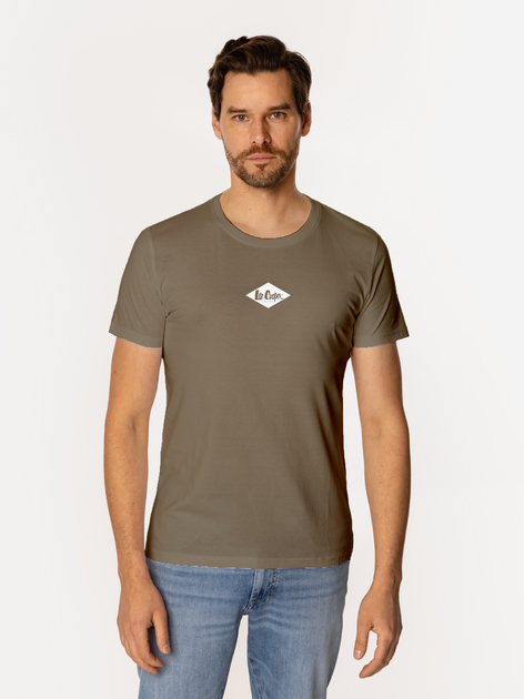 Футболка бавовняна Lee Cooper Diamond-1160 M Зелена (5905991737070) - зображення 3
