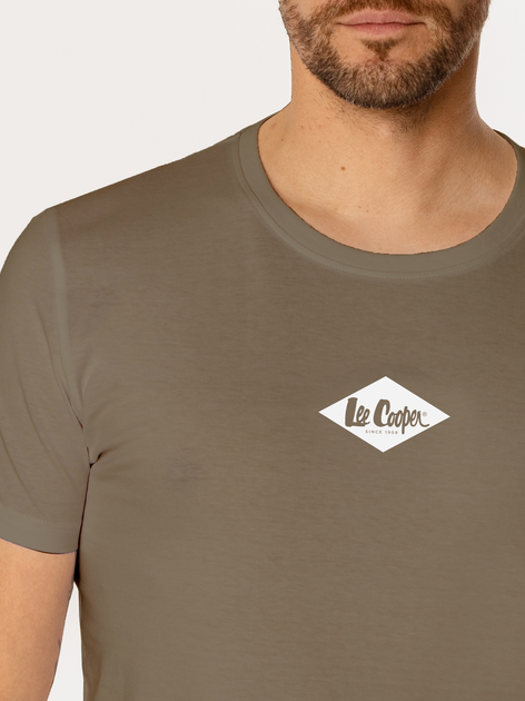 T-shirt Lee Cooper Diamond-1160 XL Zielony (5905991737087) - obraz 4