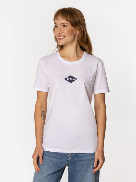 Футболка бавовняна Lee Cooper Diamond-1160 S Біла (5905991736967) - зображення 3