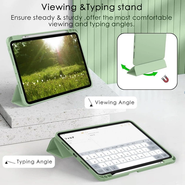 Чехол Bento для iPad Pro 11" 2024 Light Green (40927) - изображение 4