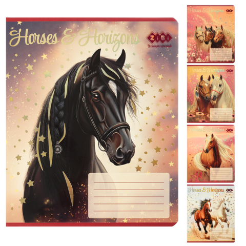 Зошит 24арк. # ZiBi 1770 HORSES (20) /ZB25.1770K/ - изображение 2