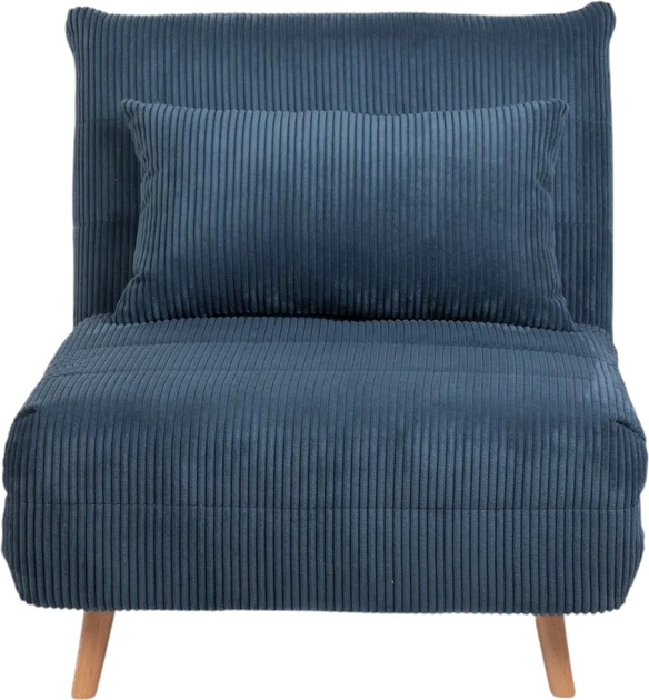 Крісло-ліжко HOMLA Solace односпальне з функцією сну 83 x 91 x 84 см Blue (5904183871615) - зображення 3