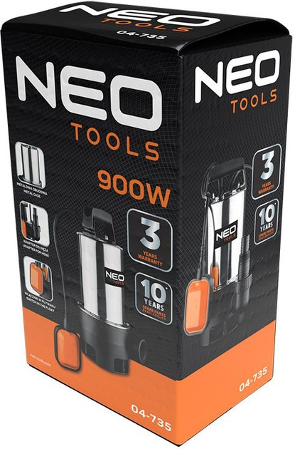 Pompa zanurzeniowa NEO Tools 900 W 04-735 (5907558465280) - obraz 12