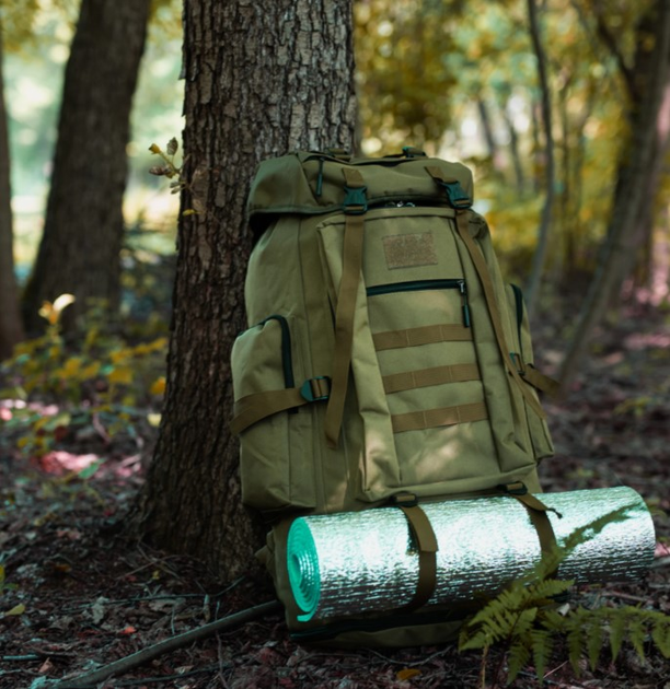 Рюкзак тактичний Nils Camp Magnum NC1785 100L Зелений (5907695554083) - зображення 12