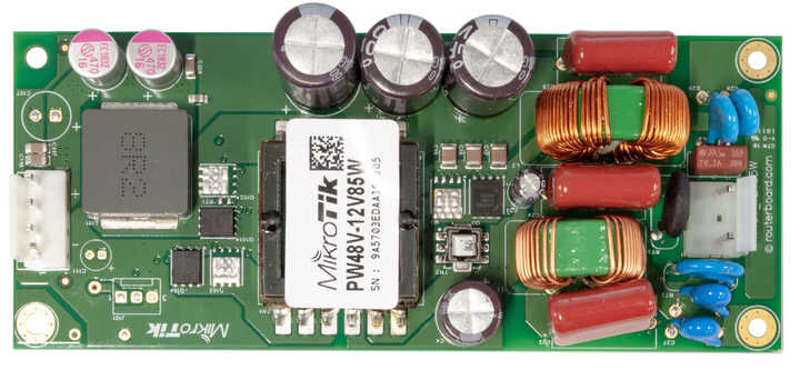 Блок питания MikroTik PW48V-12V85W - 12В, 7А, 85Вт для маршрутизаторов CCR серии r2 - изображение 4