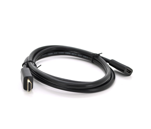 Подовжувач Merlion VEGGIEG HDMI (M) - HDMI (F) v2.0 4K 0.5 м Black (HF-0.5) - Фото 1 Подовжувач Merlion VEGGIEG HDMI (M) - HDMI (F) v2.0 4K 0.5 м Black (HF-0.5) - зображення 1