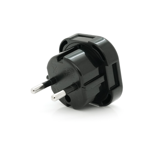 Перехідник на євророзетку Voltronic YT-9625B 250V 16A 1800W Black (YT-9625B) - Фото 2 Перехідник на євророзетку Voltronic YT-9625B 250V 16A 1800W Black (YT-9625B) - зображення 2
