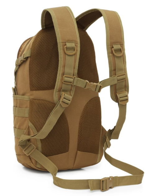 Рюкзак тактичний Nils Camp Cobra NC3905 25L Коричневий (5908261681967) - зображення 4