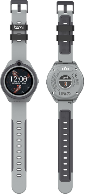 Дитячий смарт-годинник Bemi Linko Cosmo Grey (6972689172665) - зображення 12