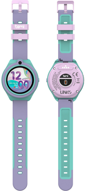 Дитячий смарт-годинник Bemi Linko ​Lollipop Purple (6972689172603) - зображення 10