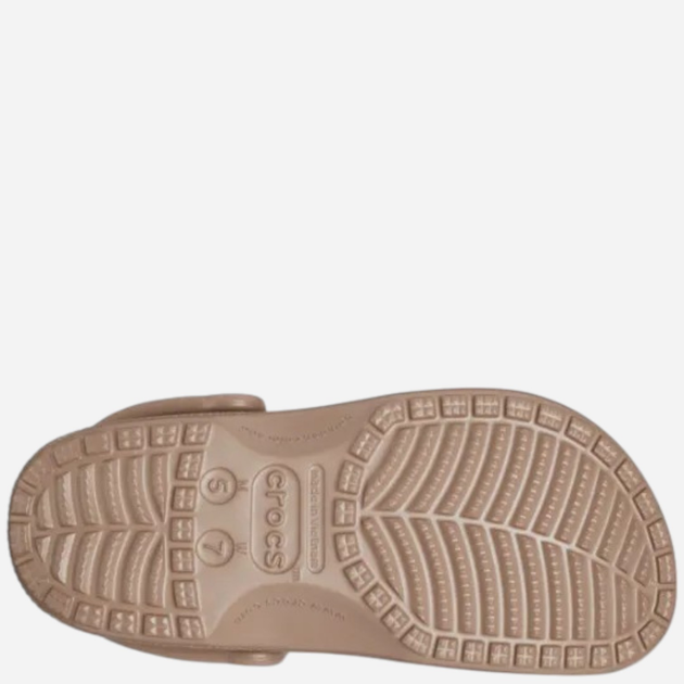 Чоловічі крокси Crocs Classic 10001-2Q9 46-47 Капучино (196265528318) - зображення 5