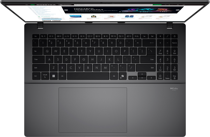 Ноутбук ASUS Vivobook S16 S3607VA-RP016 (90NB1672-M000S0) Matte Gray / 16" IPS WUXGA 144 Гц / Intel Core i5-13420H / RAM 16 ГБ / SSD 512 ГБ / Підсвітка клавіатури / Зарядка по USB - зображення 5