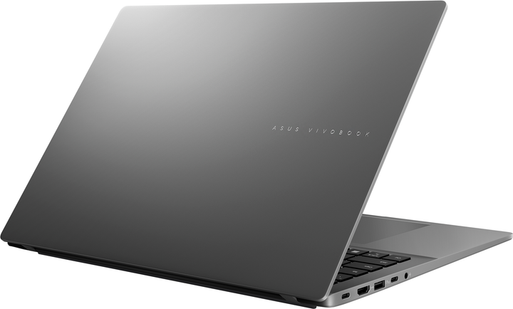 Ноутбук ASUS Vivobook S16 S3607VA-RP016 (90NB1672-M000S0) Matte Gray / 16" IPS WUXGA 144 Гц / Intel Core i5-13420H / RAM 16 ГБ / SSD 512 ГБ / Підсвітка клавіатури / Зарядка по USB - зображення 8