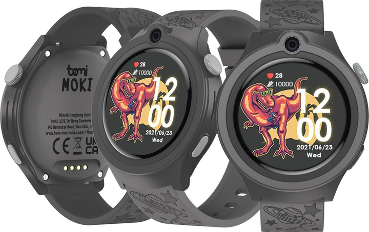 Smartwatch dla dzieci Bemi Moki ​Grey (6972689174928) - obraz 4