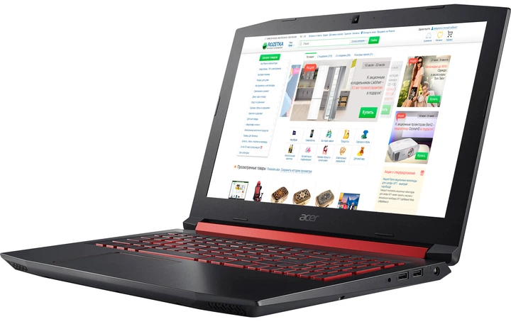 Ноутбук Acer Nitro 5 AN515-41 (NH.Q2UEU.006) Black - Фото 3 Ноутбук Acer Nitro 5 AN515-41 (NH.Q2UEU.006) Black - изображение 3