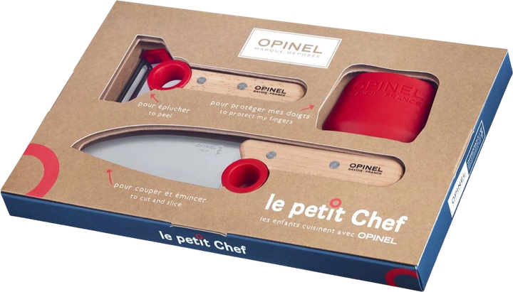 Zestaw kuchenny Opinel Le Petit Chef 3 szt (3123840017469) - obraz 2