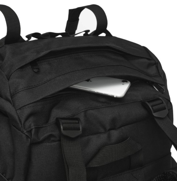 Рюкзак тактичний Nils Camp Eagle NC3901 70L Чорний (5908261681851) - зображення 9