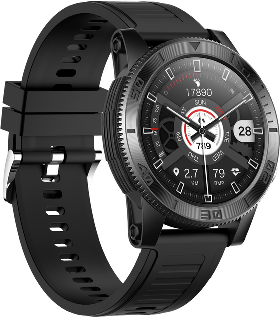 Smartwatch Bemi Voyager Black (6972689171507) - obraz 2