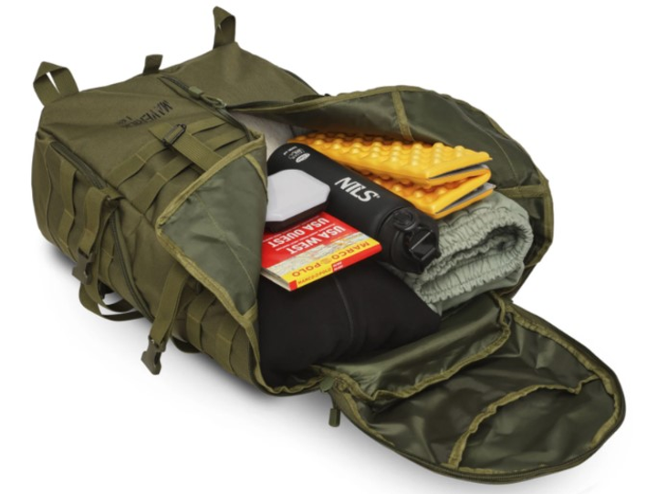 Рюкзак тактичний Nils Camp Maverick NC3903 65L Зелений (5908261681905) - зображення 8