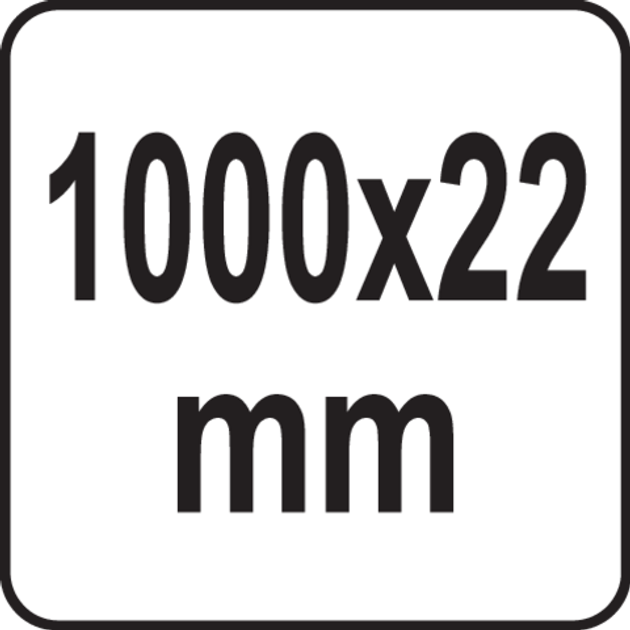Łom do gwoździ YATO sześciokątny profilowany 1000x22 mm (YT-46834) - obraz 5