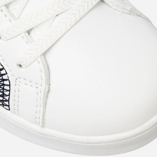 Buty sportowe młodzieżowe dziewczęce na rzepy Champion Alex B PS S32861-WW002 35 (3US) Białe/Czarne (8058132521094) - obraz 6
