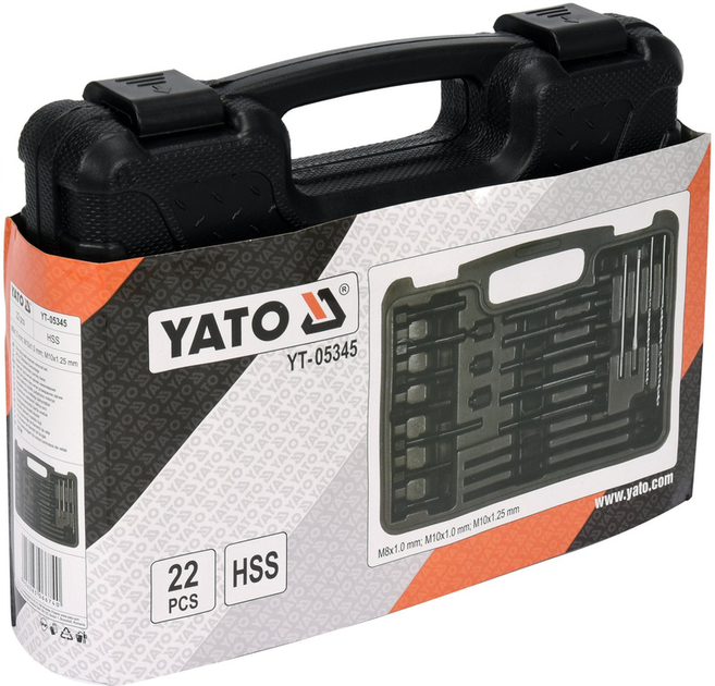 Набір інструментів YATO для демонтажу свічок розжарювання HSS 22 елемента YT-05345 (5906083066740) - зображення 2