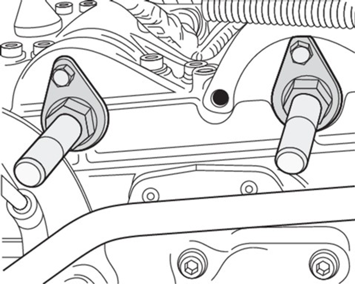 Набір YATO для блокування газорозподілу авто групи VW-SEAT-SKODA 1.2 12V YT-06012 (5906083060120) - зображення 3