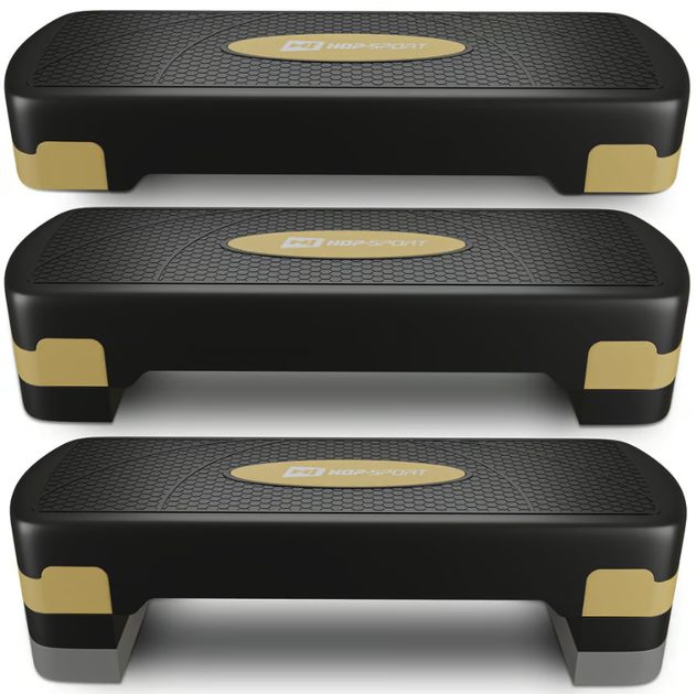 Степ платформа Hop-Sport HS-PP033AS чорно-золота - зображення 12