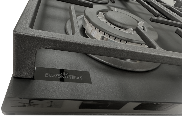 Варильна поверхня газова Fabiano FHG 8244 VGHT Diamond Black 8111.406.1848 - изображение 5