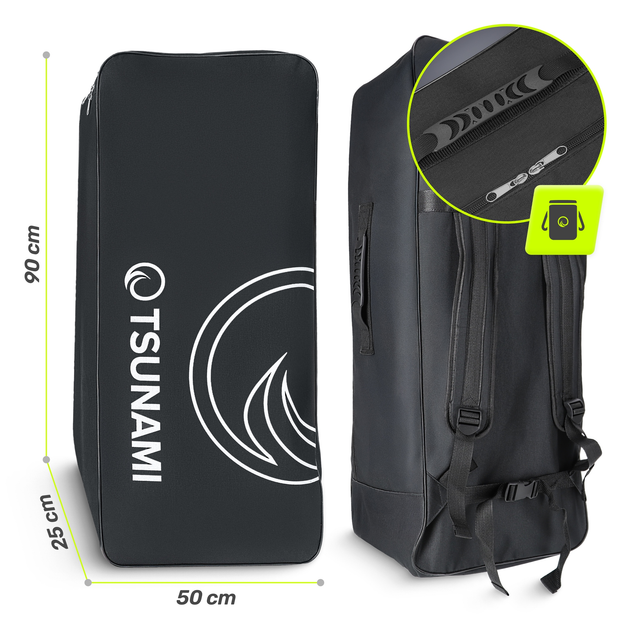 Надувна SUP дошка TSUNAMI PRO 350 см з веслом T14 (P-5905973405621) - зображення 8
