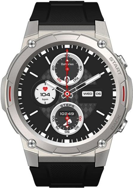 Смарт-годинник Zeblaze Vibe 7 Pro Silver (Zeb000016) - зображення 2