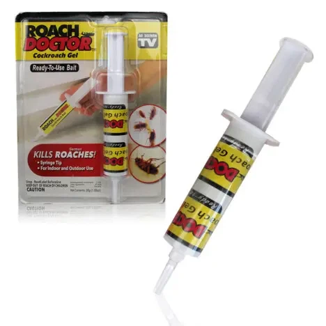 Гель от тараканов Roach Doctor Cockroach Gel шприц 30 гр кишечный и контактный инсектицид - изображение 3