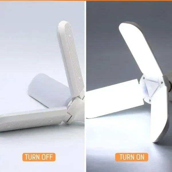 Светодиодная лампа Fan Blade Led 45W E27 тройная в форме вентилятора - изображение 5