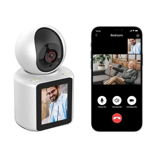 IP Камера с двухсторонним видеозвонком WI-FI Видеоняня с ночным видением - изображение 3