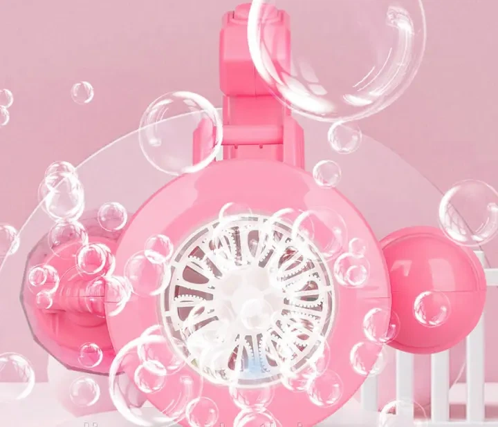 Детский пулемет генератор мыльных пузырей от батареек Bubble machine toy - Фото 5 Детский пулемет генератор мыльных пузырей от батареек Bubble machine toy - изображение 5