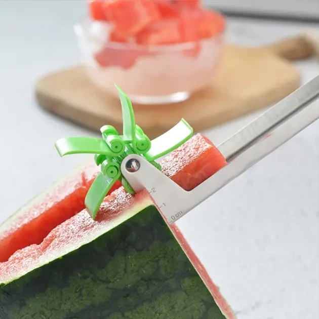 Приспособления для нарезки арбуза и дыни SUNROZ Watermelon Slicer чем-слайсер Зеленый - Фото 3 Приспособления для нарезки арбуза и дыни SUNROZ Watermelon Slicer чем-слайсер Зеленый - изображение 3