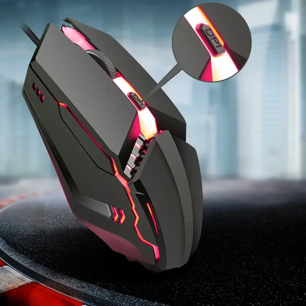 Игровой комплект клавиатура и мышь наушники коврик 4в1 Linmoni TF-400 Kit с RGB подсветкой для геймеров - изображение 5