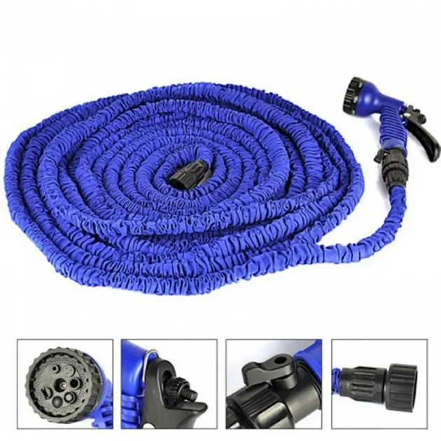 Шланг садовый поливочный X-hose растягивающийся 45m - изображение 3