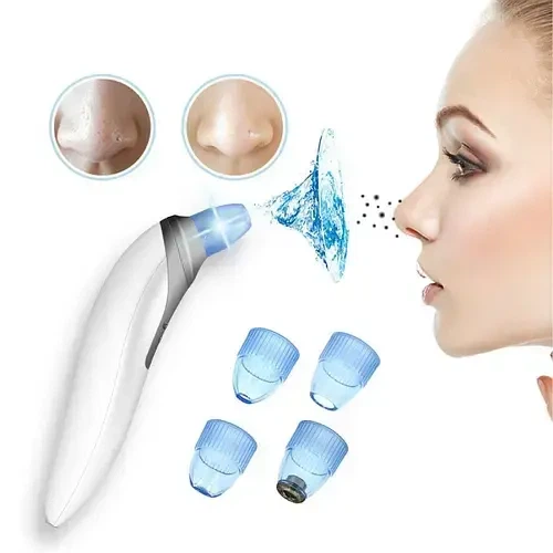 Вакуумний очищувач Derma suction DS Vacuum для професійного чищення шкіри та пор обличчя - легкий компактний зручний прилад у використанні + 4 насадки, Білий - Фото 6 Вакуумний очищувач Derma suction DS Vacuum для професійного чищення шкіри та пор обличчя - легкий компактний зручний прилад у використанні + 4 насадки, Білий - зображення 6
