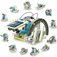 Электронный конструктор робот Solar Robot Original 13 в 1 на солнечных батареях - Фото 2 Электронный конструктор робот Solar Robot Original 13 в 1 на солнечных батареях - изображение 2