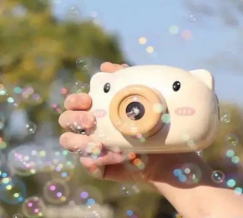 Дитячий фотоапарат для мильних бульбашок BUBBLE CAMERA - Фото 3 Дитячий фотоапарат для мильних бульбашок BUBBLE CAMERA - зображення 3
