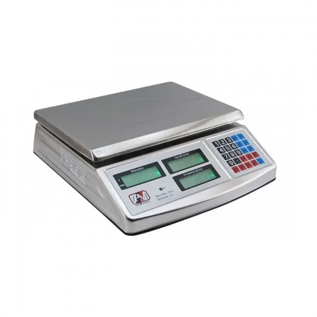 Весы торговые электронные со счетчиком цены на 50 кг. PM 5051 - изображение 2