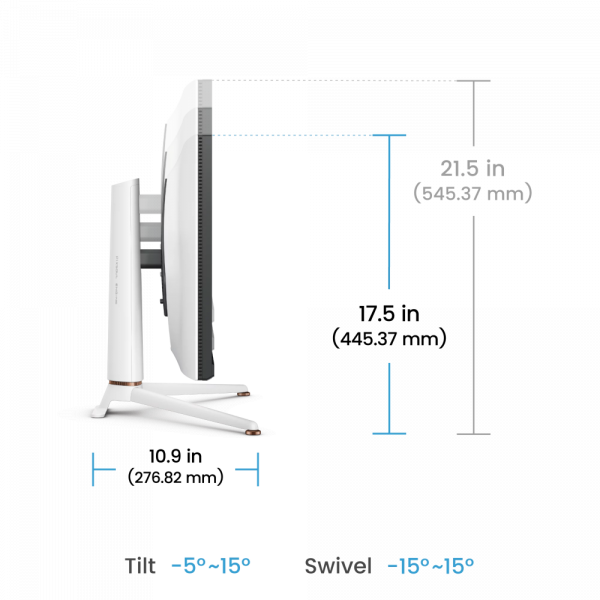 BENQ 27" 16:9 ips ігровий рк монітор, 1920x1080, 180 Гц, 1 мс (GtG), 95% p3, FreeSync, HDRi, 2xHDMI 2.0/ ex271q - зображення 8