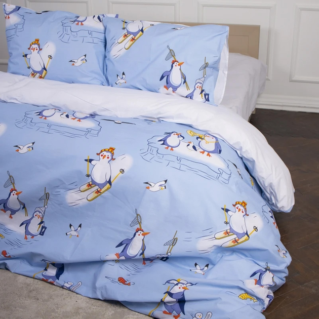 Підковдра MirSon King Size 220х240 см Ranforce Elite 17-0619 Funny penguins від Rozetka на платформі USKIDKA Акція на Підковдра MirSon King Size 220х240 см Ranforce Elite 17-0619 Funny penguins від Rozetka