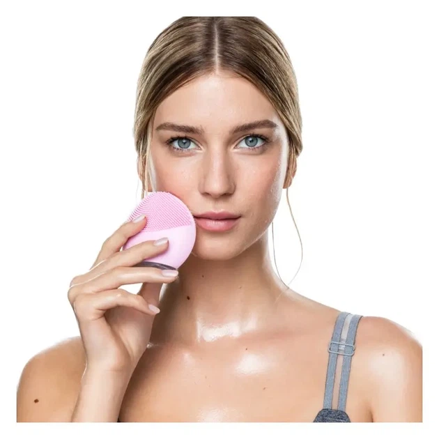Электрическая щетка массажер для лица FOREO LUNA mini 2 силиконовая щетка подходит для всех типов кожи 8000 ультразвуковых импульсов - изображение 5