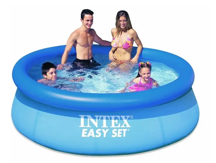 Надувний безкаркасний круглий басейн Intex 28132 (366-76см, 5621 л, фільтр-насос 230V) - Фото 1 Надувний безкаркасний круглий басейн Intex 28132 (366-76см, 5621 л, фільтр-насос 230V) - зображення 1