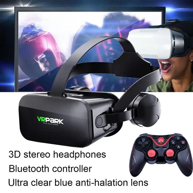 Шлем виртуальной реальности VR BOX J20 угол обзора до 120 градусов линзы высокой четкости - Фото 1 Шлем виртуальной реальности VR BOX J20 угол обзора до 120 градусов линзы высокой четкости - изображение 1