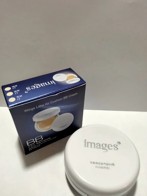Тональный крем кушон Images Wings Air Cushion BB Cream 15g выравнивание рельефа увлажнение - изображение 4